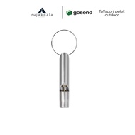 GANTUNGAN TaffSPORT Aluminum Whistle Keychain Keychain - HW1139 - Silver rujakpala
