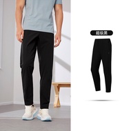 กางเกงกีฬาชายผ้าไหมน้ำแข็งระบายอากาศกันแดด U-Force 361 กางเกงขายาวทรงหลวมสบาย ๆ ระบายอากาศได้ดี กางเ