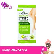 SILK ORGANIX Body Wax Strips with Aloe Vera &amp; Almond Oil Extract - Luxe Organix
