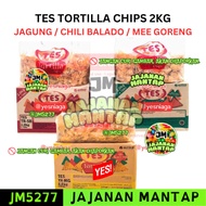 *2KG* Keropok Tes Tortilla Chips (1Carton) Rasa Jagung Barbeque / Sambal Balado / Mee Goreng JM5277