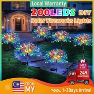 Solar Fireworks Lights LED String Lampu Solar Taman Outdoor Garden Decorative Light Waterproof Lampu