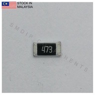 10PCS Taiwan-Grade 47k ±5%, 1206 SMD Resistor (473)