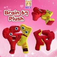 BCT✨Brain 67 Steal A Brainrot Plush Toys Cute House 9 Plushie Doll Fun STEAL A BRAINROT Game Derived