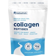 NativePath Collagen Peptide Protein Hydrolyzed Type 1 and Type 3 Collagen Powder Suitable for Hair a