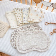 8-Layer Baby Flat Pillow Gauze Baby Pillow 0-12 Months Newborn Crinkled Cloth Cloud Chip Pillow Anti