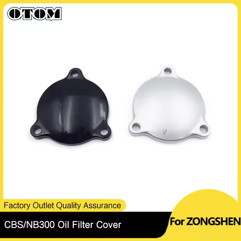 OTOM For ZONGSHEN ZS174MN-3 ZS174MN-5 Motorcycle Oil Filter Cover CBS300 NB300 Water-Cooled 4 Stroke