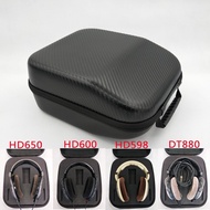 Carbon Fiber Shockproof Headphone Storage Box for Sennheiser HD660s 650 600 599 598 CS 560S Over-Ear