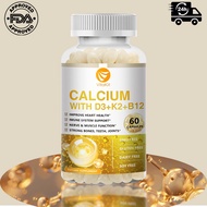 Calcium D3+K2+B12 capsules vitamin D3 vitamin K2 vitamin B12
