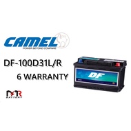 (Installation Provided) CAMEL DF 100D31L/R  | NS70ZL CAR BATTERY BATERI KERATA
