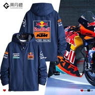 Ready Stock KTM Red Bull Racing Jersey Jacket Motogp Factory Team Clothing Riding Windbreaker Windproof Motorcycle Jacket