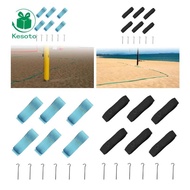 Kesoto 6x Beach Volleyball Lines Boundary Field with 6 Anchors Practice Supplies 8 M Long Badminton 