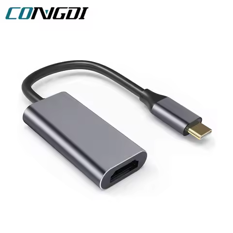 USB C to HDMI-Compatible Cable Adapter USB 3.1 Type C 4K HD TV Converter for Projector PC Laptop Mac