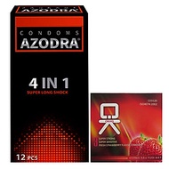 Bao Cao Su Azodra Gân Gai (15 chiếc) + Tặng bao cao su Ok dâu (hộp nhỏ)