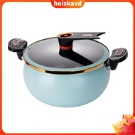 hoiskavd Heavy Metal-free Crock Pot Original Taste Preserving Pot 7l Nonstick Ceramic Soup Pot with 