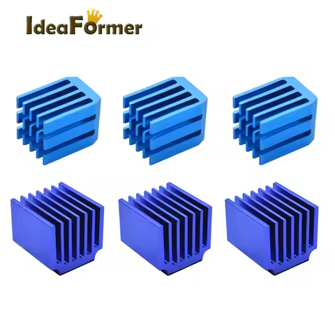 10PCS Heat Sinks 9*9*12 mm/14*15*13mm +3M Glue Aluminum Cooler For Stepper Motor Driver A4988 DRV882