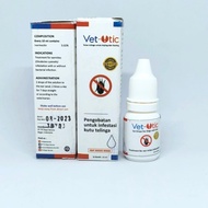 Vet Otic 10 Ml Drops for Fleas Mites Ear Inflammation for Cats and Dogs
