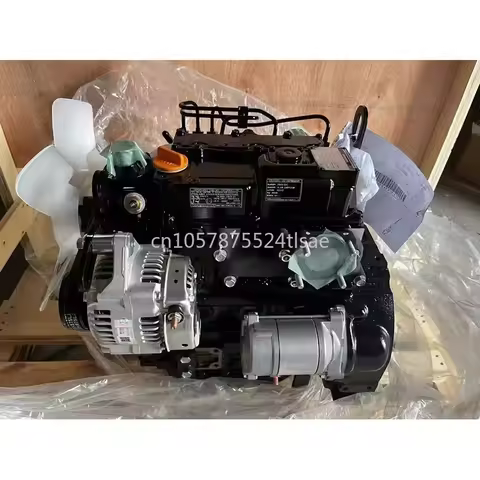 Excavator 3-cylinder mechanical diesel engine 3TNV76 3TNV88 3TNV70 complete engine assembly, suitabl