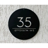 1-story CUTTING House Number, 1-story House Number, 1-layer House Number, SIMPLE House Number, House