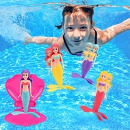 Children's Pool Toy Playing In The Water Rotating Mermaid Mermaid Rotating New Set Diving Toy F2o4