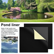 PENNYJ Fish-Safe Pond Liner แผ่นแปะบ่อน้ำทนทานแผ่นซับน้ำ8X8มีกาวในตัวแผ่นกันน้ำสำหรับซ่อมบ่อน้ำและติ