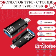 Connector Type C to PD USB 3.0 HDD SSD OTG 3.0 BOX OTG 2IN1 Type-C To USB 3.0 Type C TD5205 Aluminum