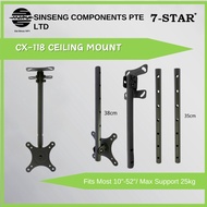 Ceiling Mount Bracket for LCD / LED Monitor with VESA up to 100X100mm / TV 10”inch – 52”inch | Model