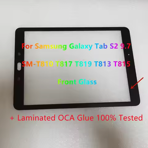 New 9.7 Inch For Samsung Galaxy Tab S2 SM-T810 T819 T817 SM-T815 SM-T813 T810 Front Glass Touch Scre