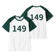 Adult&Child Season 2 Squid Game T-shirt 456 001 222 230 388 Figure Cosplay Costume Top Halloween Par
