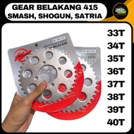 WILWOOD THIN REAR GEAR 415 SMASH 100 NEW SHOGUN OLD SP SATRIA FU 150 OLD FU BARONG THIN GEAR