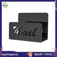 [beautybaby.ph] Mail Organizer Countertop Mail Holder Acrylic Mail Sorter for Desk Envelope Holder L