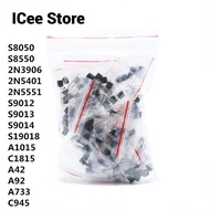Commonly-used Transistor TO-92 A42 A92 2N5401 2N5551 S9013 S9014 9015 9018 A1015 C1815