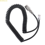 Doublebuy 8 Pin to RJ-45 Modular Plug Mic Cable Adapter for Yaesu Microphone MD-200 MD-100 M-1 M-100