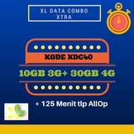 Paket Kuota internet XL Data Combo Xtra 40 GB