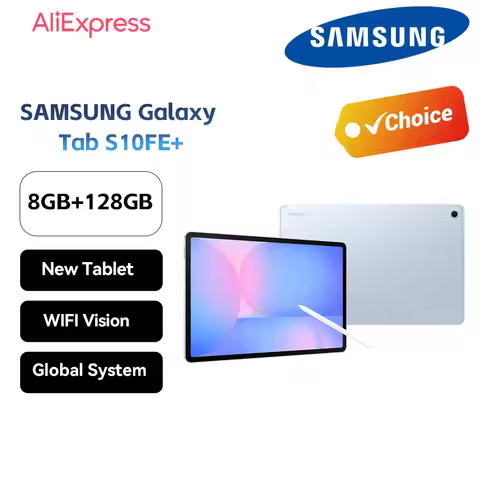 New SAMSUNG Galaxy Tab S10fe Plus Tablet WIFI Vision With S Pen 8+128G WLAN X620 Support Google Play