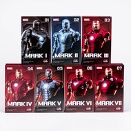 ZD TOYS 10CM IRON MAN Mark 1/Mark 2/ Mark 3/Mark 4/Mark 5 /Mark 6 /Mark 7 ACTION FIGURES