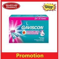 GAVISCON DOUBLE ACTION LIQUID SACHET (24X10ML)