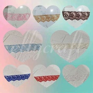 1Yard (90cm) Glass Lace