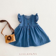 SHARONE DENIM DRESS - Girls' dress Children's denim dress Girls' dress Baby dress Baby dress Baby dr