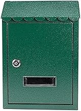 Rectangular Mailbox Post Box Hanging with Lock Drop Box Convenient and Practical Parcel Box Outdoor 