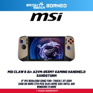 MSI Claw 8 Ai+ A2VM-053MY - 8" IPS 1920x1200 120HZ FHD+TOUCH/U7-258V/32GB/1TB/INTEL ARC/W11