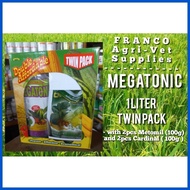 ☋ ◫ ✗ Megatonic ( 1 Liter ) Twin Pack with Metomil Insecticide and Cardinal Insecticide