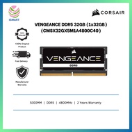 Corsair Laptop Memory CMSX32GX5M1A4800C40 VENGEANCE DDR5 SODIMM 32GB (1x32GB) DDR5 4800 (PC5-38400) 