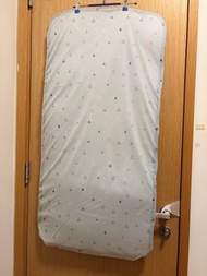 韓國GIO 二合一有機棉超透氣排汗床墊-M碼 60x120cm 宇治三角