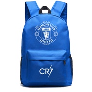 No. 7 C Roman Backpack Student Schoolbag Male Juventus UEFA Football Star Bag CR7 Athleisure