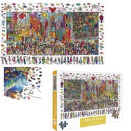 Jigsaw Puzzle Set 1000 Pcs Jigsaw Puzzle (75*50cm) City Colors Beautiful High Quality Edition-H8