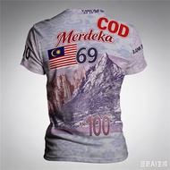 【READY STOCK】Malaysia Ringgit RM 1000 Polo T-Shirt Currency Banknote Print Collared Tee Breathable S