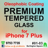 (iPhone 7 Plus) Premium Strong Oleophobic Coating Tempered Glass