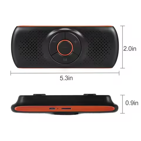 Car Mounted Bluetooth T826 Car Speaker/subwoofer 5.3 * 2.0 * 0.9 Inches