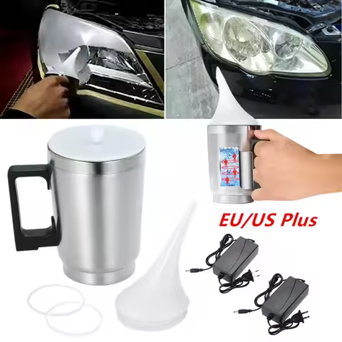 Car Light Lens Restorative Fumigation Steamer Heating Cup Oxidation Dirt Headlights Polishing Chemic