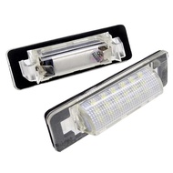 JIUWAN 1pair for Mercedes Benz W210 W202 4D AMG Car LED Number License Plate Lights White Number Pla